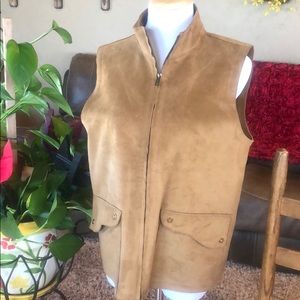 #229 Ralph Lauren Women’s Tan Vest. Size M